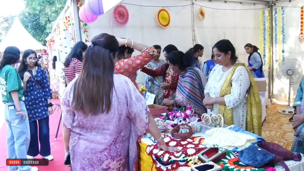 चंडीगढ़ के सुखना झील पर बच्चों का हुनर बाजार, किसी ने बनाए दीये, किसी ने दिखाई नेल आर्ट, कला से लेकर पकवानों तक के लगे स्टॉल