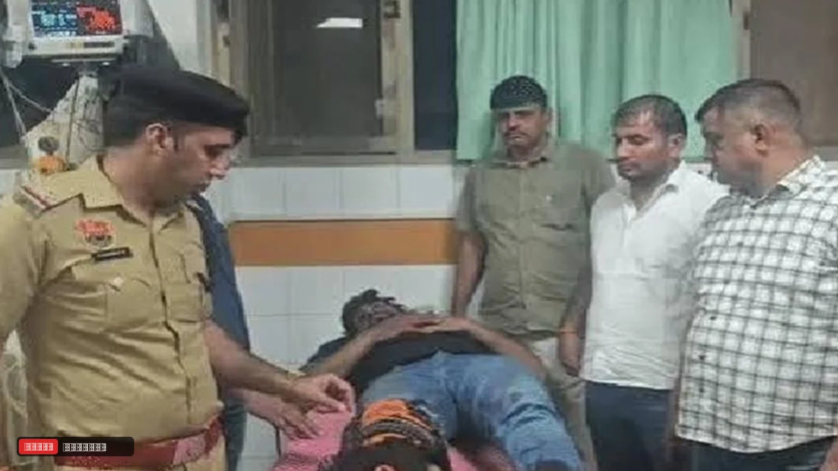 टिल्लू ताजपुरिया गैंग के बदमाश रजनीश और पुलिस में मुठभेड़; बुलेटप्रूफ जैकेट पर लगी गोली, जवाबी कार्रवाई में घायल
