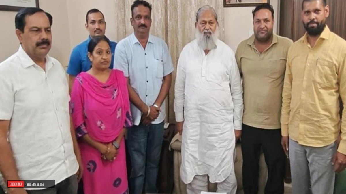 हरियाणा गेस्ट टीचरों की पैदल यात्रा समाप्त, मंत्री अनिल विज की पहल पर 2 नवंबर को सरकार के साथ निर्णायक बैठक तय
