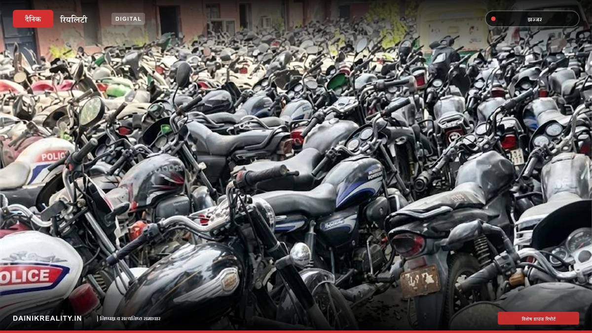 झज्जर में ओवरऐज वाहनों पर प्रशासन की बड़ी कार्रवाई, 500 से अधिक गाड़ियां इम्पाउंड