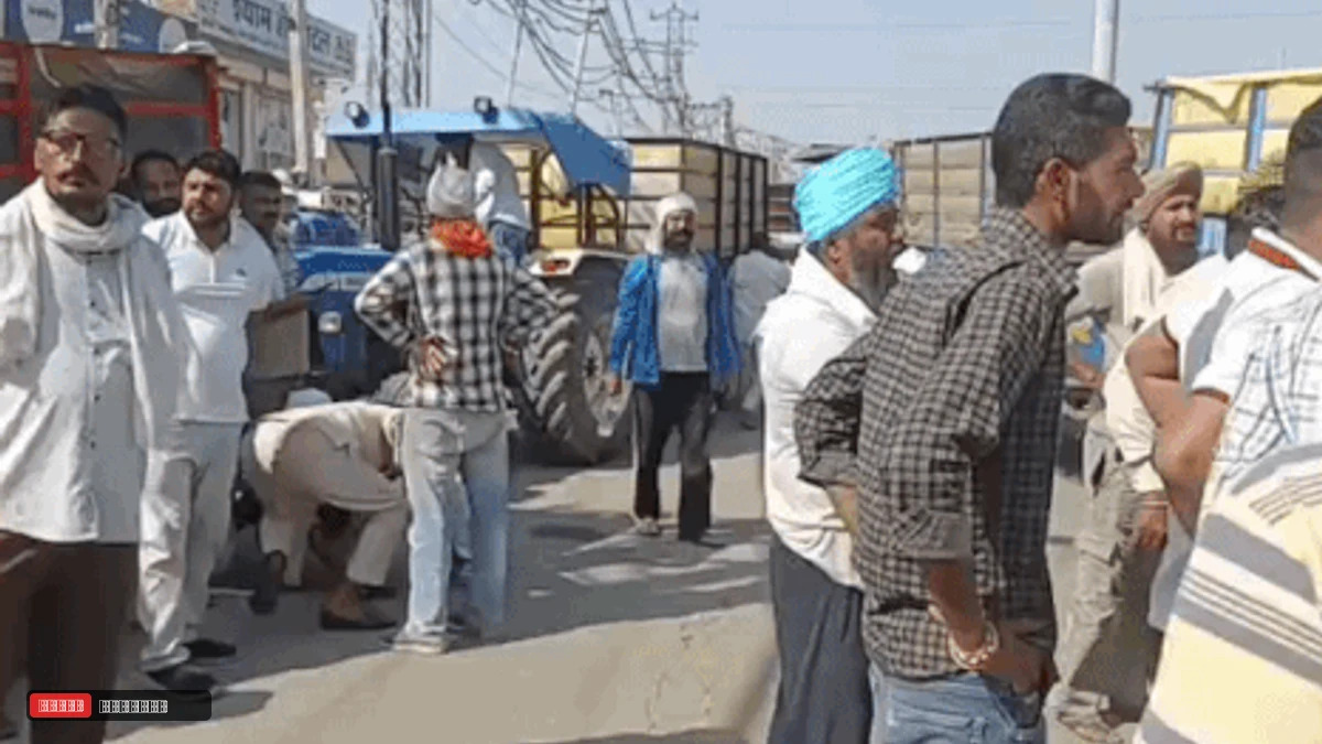 करनाल: निसिंग मंडी में गेट पास न मिलने पर किसानों का हल्लाबोल, कैथल रोड जाम कर सरकार की खरीद नीति को दी चुनौती