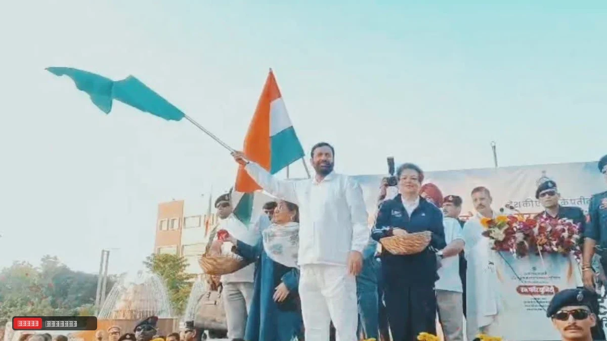 पंचकूला: 'रन फॉर यूनिटी' को CM सैनी ने किया रवाना, राहुल गांधी की 'मोहब्बत की दुकान' पर साधा निशाना