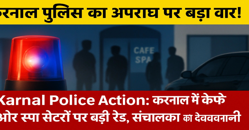 Karnal Police Action: करनाल में कैफे और स्पा सेंटरों पर बड़ी रेड, संचालकों को कड़ी चेतावनी