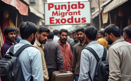 Migrants Exodus: 1 लाख बिहारी और यूपी के मजदूर पंजाब छोड़कर भागे, क्यों थमी फैक्ट्रियां और खेतों में बर्बाद हो रही फसल?