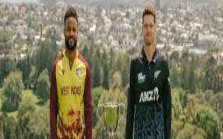 T20 रोमांच: वेस्टइंडीज ने New Zealand को 7 रन से हराया, Santner की तूफानी फिफ्टी बेकार.