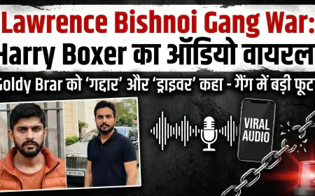 Lawrence Bishnoi vs Goldy Brar: Harry Boxer का Audio Viral, गैंग में पड़ी फूट? जानें सच्चाई