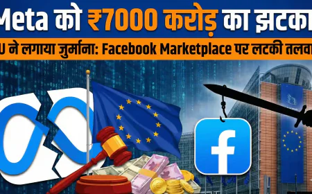 Meta EU Fine: ₹7000 करोड़ का झटका और Facebook Marketplace पर लटकी तलवार