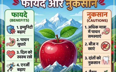 कश्मीरी सेब खाने के फायदे और नुकसान: रोज सेब खाने से पहले जान लें ये जरूरी बातें